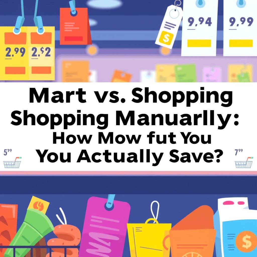 Mart vs Shopping Manually: How Much Do You Actually Save?