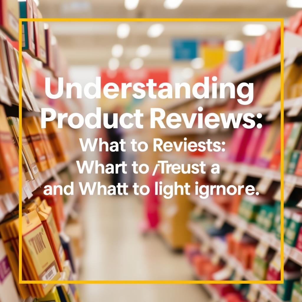 Understanding Product Reviews: What to Trust and What to Ignore